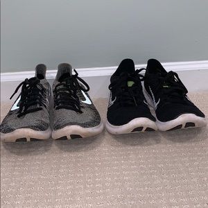 💕last chance💕 TWO Nike Flyknit Freeruns